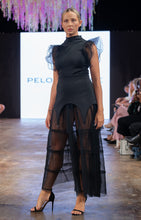 Load image into Gallery viewer, COCO Maxi Layered Pleated Tulle Sheer Skirt