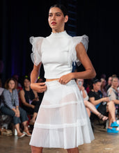 Load image into Gallery viewer, COCO Mini Layered Pleated Tulle Sheer Skirt