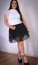 Load image into Gallery viewer, COCO Mini Layered Pleated Tulle Sheer Skirt