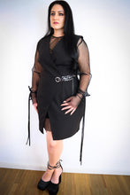 Load image into Gallery viewer, LAST SIZES* ALBA Mini Chain Wrap Dress