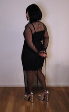 Load image into Gallery viewer, ODESA Pleated Tulle Maxi Dress
