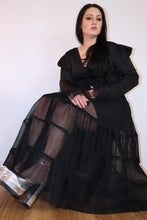 Load image into Gallery viewer, COCO Maxi Layered Pleated Tulle Sheer Skirt