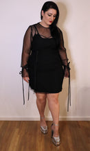 Load image into Gallery viewer, LAST SIZES* ODESA Pleated Tulle Knee Length Dress