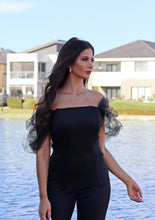 Load image into Gallery viewer, ARIA Tulle Sleeve Overbust Corset