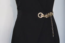Load image into Gallery viewer, LAST SIZES* ALBA Mini Chain Wrap Dress