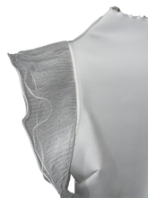 Load image into Gallery viewer, CLEO Tulle Frill Mock Neck Top