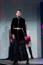 Load image into Gallery viewer, COCO Maxi Layered Pleated Tulle Sheer Skirt